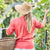 360FIVE Everyday Hat - Butterfly Ponytail Fedora Gardening Women's Wide Brim Sun Hat
