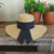 360FIVE Everyday Chapeau - Dahlia Gardening Chapeau de soleil en paille à large bord pour femme
