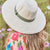 360FIVE Everyday hoed - Olea Fedora Olive Vrouwen Zon hoed