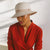 Anna Bucket - Chapeau de soleil beige pour femmes