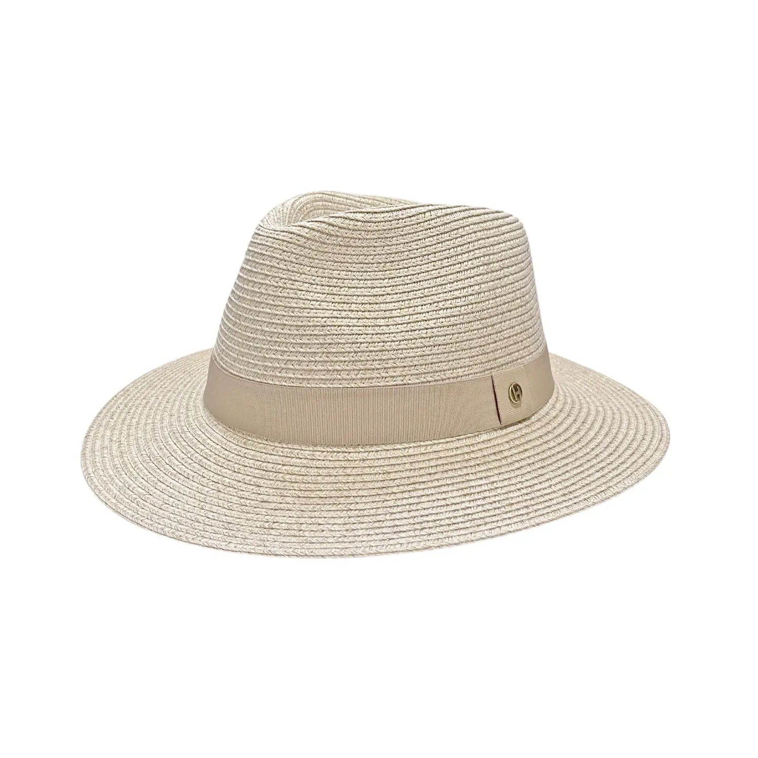 Cappello Da Sole Donna Fiona Fedora | Tesa Larga 9,5 Cm, Protezione UV UPF50+ | Materiale Flexibraid Lavabile E Indeformabile | Taglia M (58 Cm) Regolabile Con Clip Interna