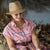 360FIVE Everyday Hat - Zinnia Gardening Straw Trilby Women Sun Hat