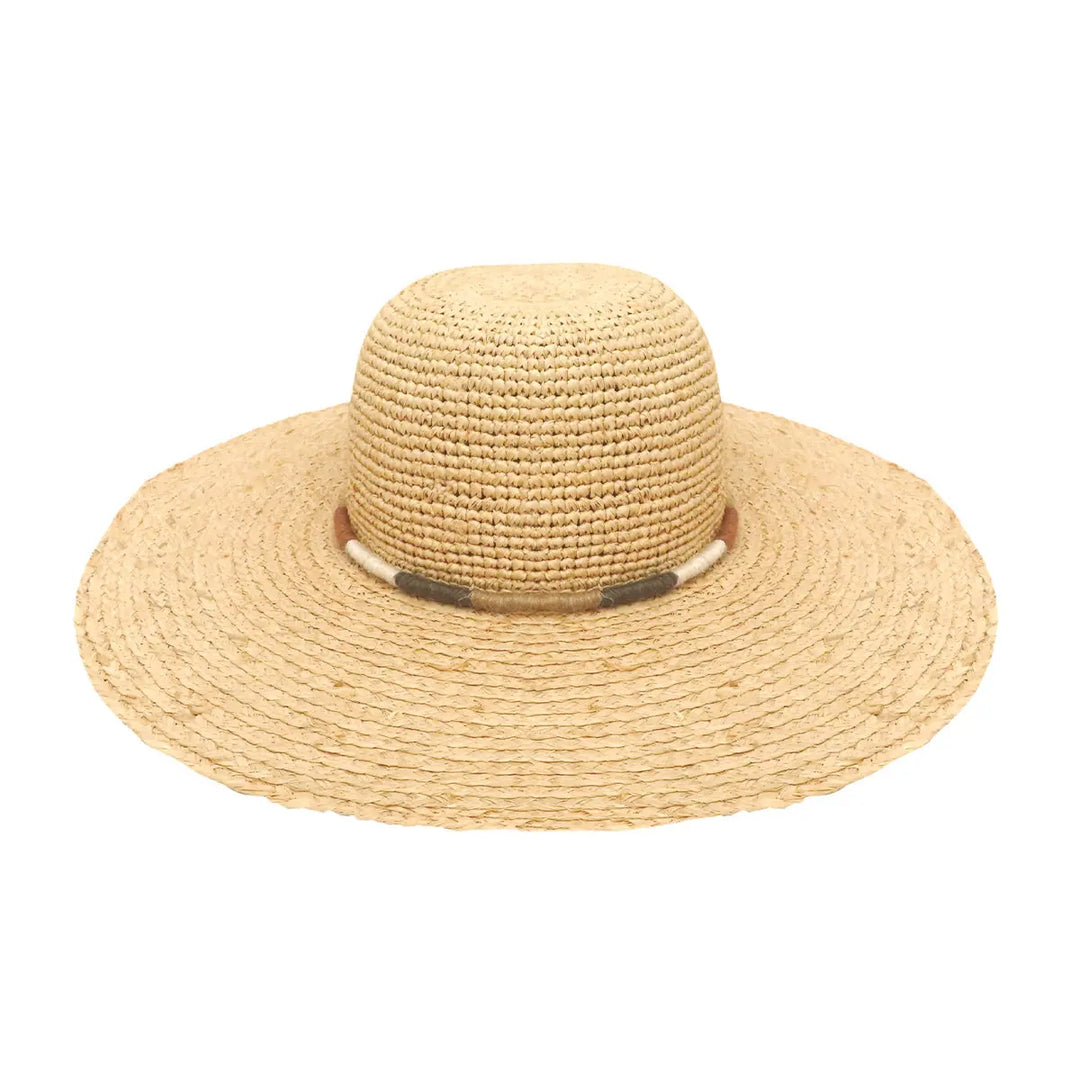 Mia Raffia Capeline Sunhat Natural
