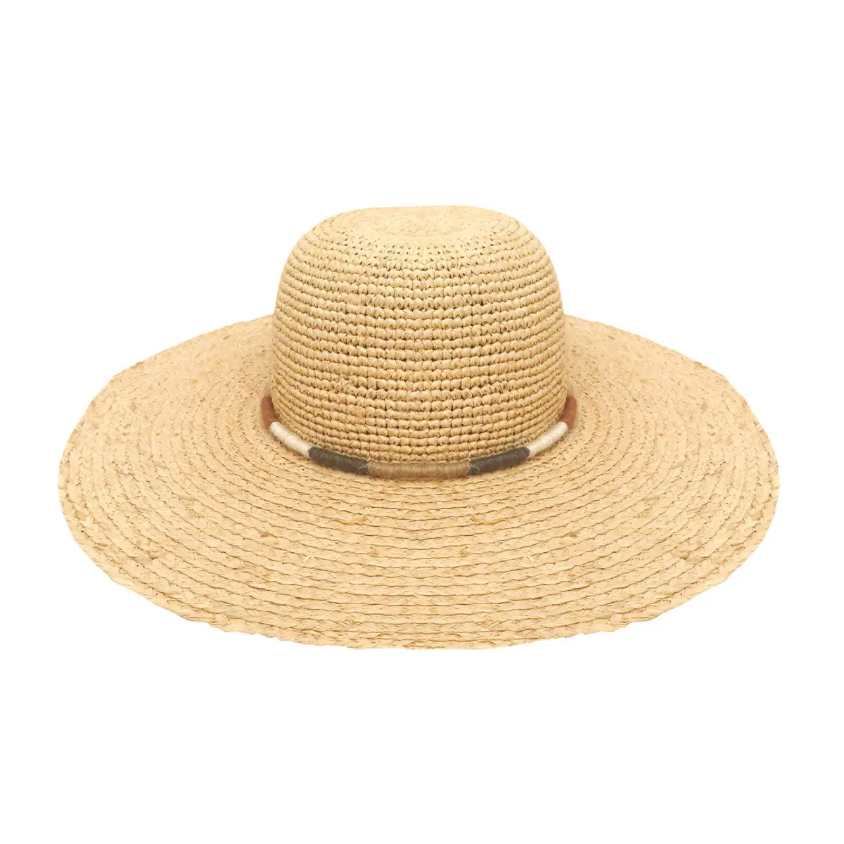 Mia Raffia Capeline Zonnehoed Natural