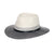 Bella M-L : 58 Cm / Ivory/chapeau de soleil noir