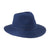 Gilly M-L: 58 Cm / marineblauw Zon hoed