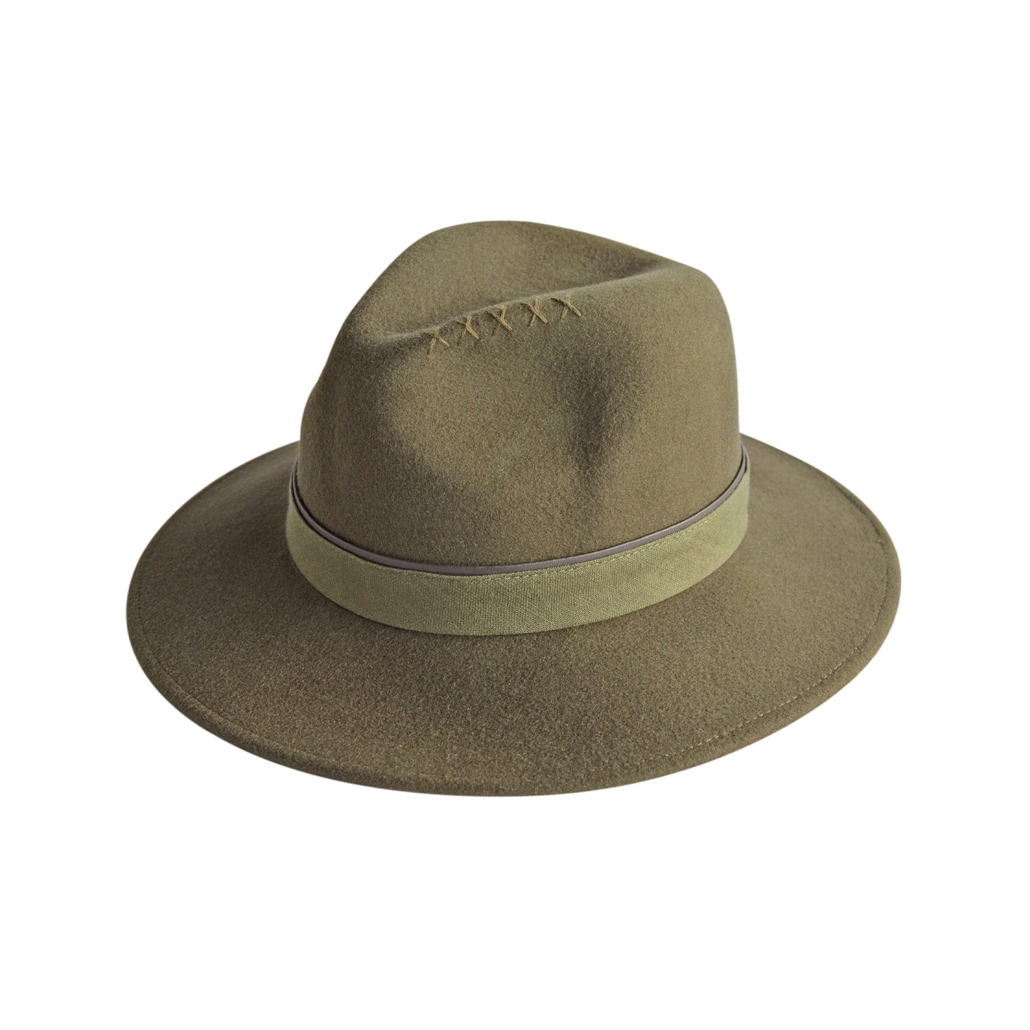 Buy Online - Fedora Hat Band Olive Green - Fancy Fedora