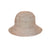 Lizzie M-L: 58 Cm / Gemengd Camel Zon hoed
