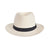 Pana-Mate Fedora M-L: 58 Cm / Ivory Zon hoed
